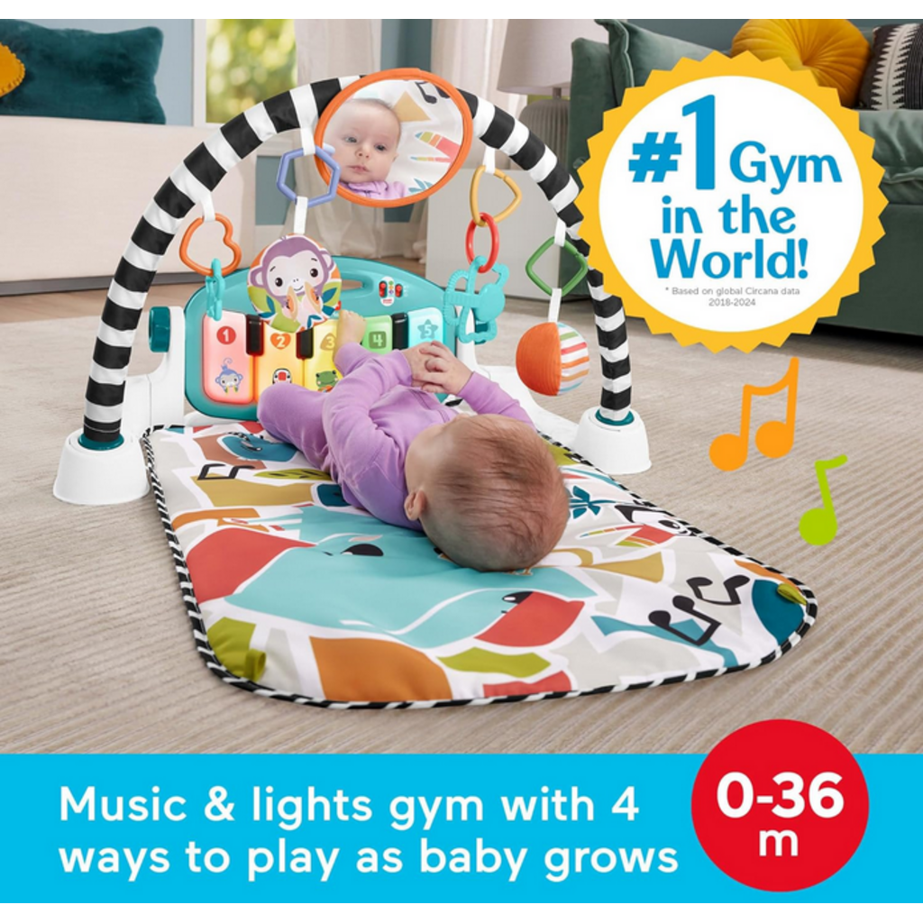 FISHER PRICE KICK & PLAY PIANO GYM
