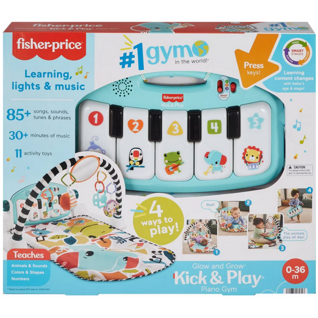 FISHER PRICE KICK & PLAY PIANO GYM