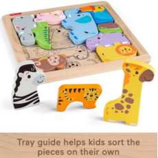FISHER PRICE WOODEN ANIMAL PUZZLE