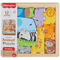 FISHER PRICE WOODEN ANIMAL PUZZLE