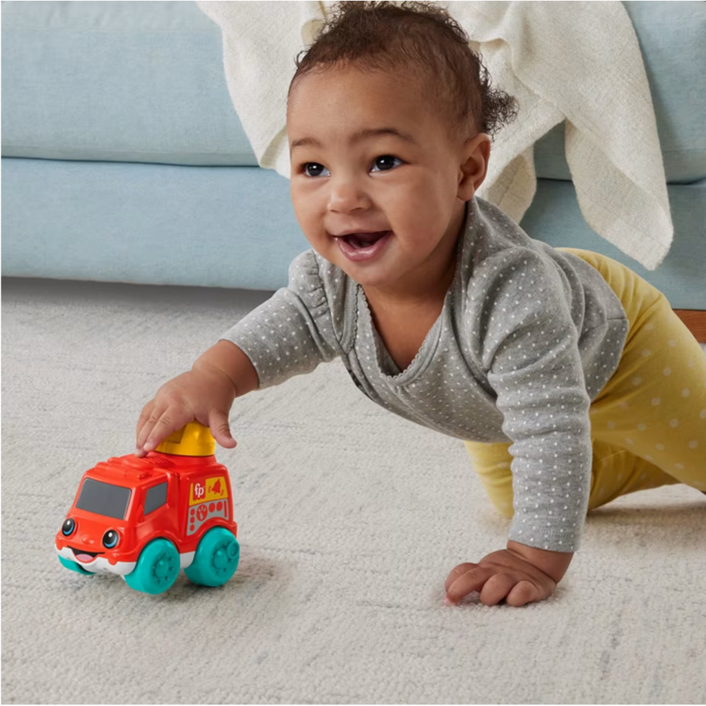FISHER PRICE CHME & RIDE FIRE TRUCK