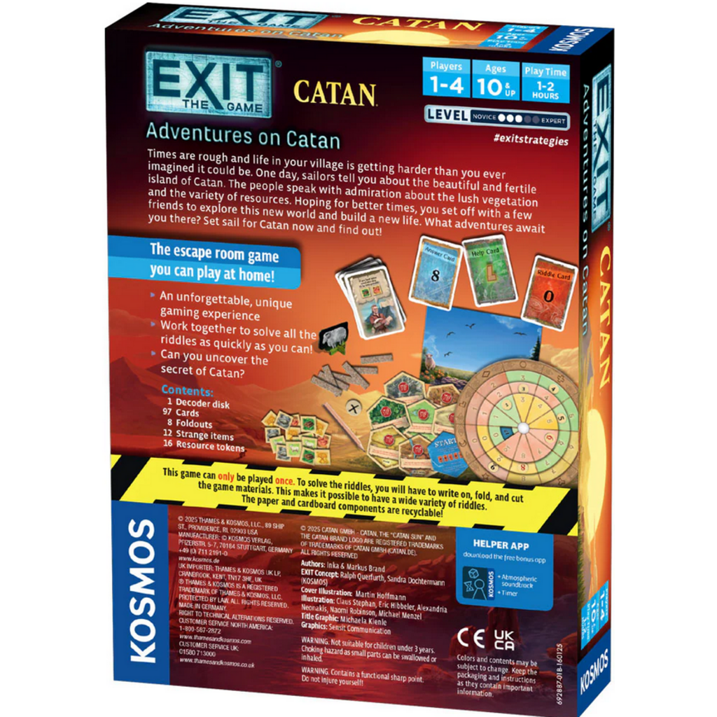 THAMES & KOSMOS EXIT: THE GAME - ADVENTURES ON CATAN