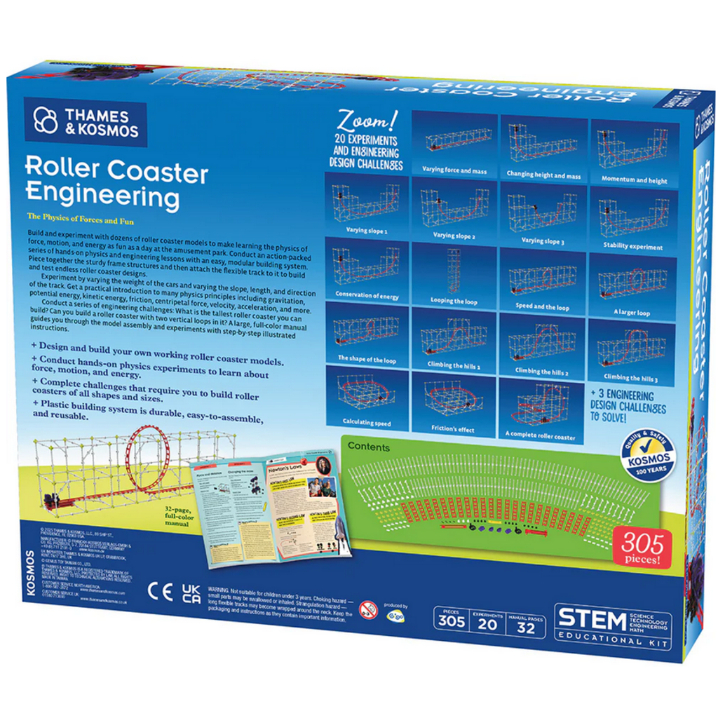 THAMES & KOSMOS ROLLER COASTER ENGINEERING