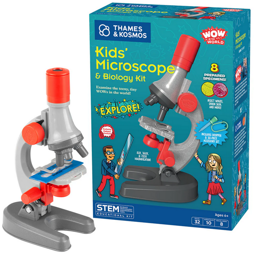 THAMES & KOSMOS KIDS MICROSCOPE & BIOLOGY KIT