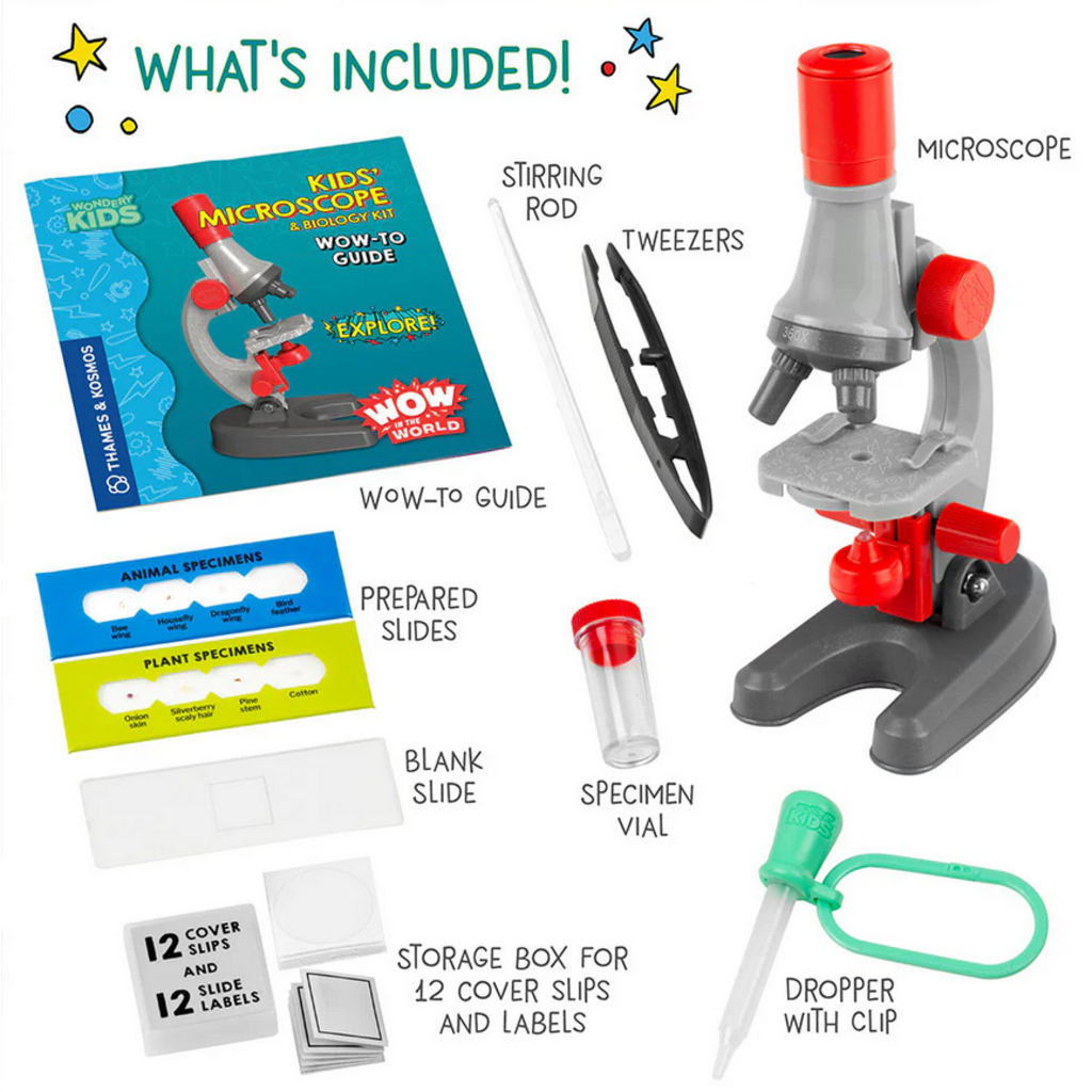 THAMES & KOSMOS KIDS MICROSCOPE & BIOLOGY KIT