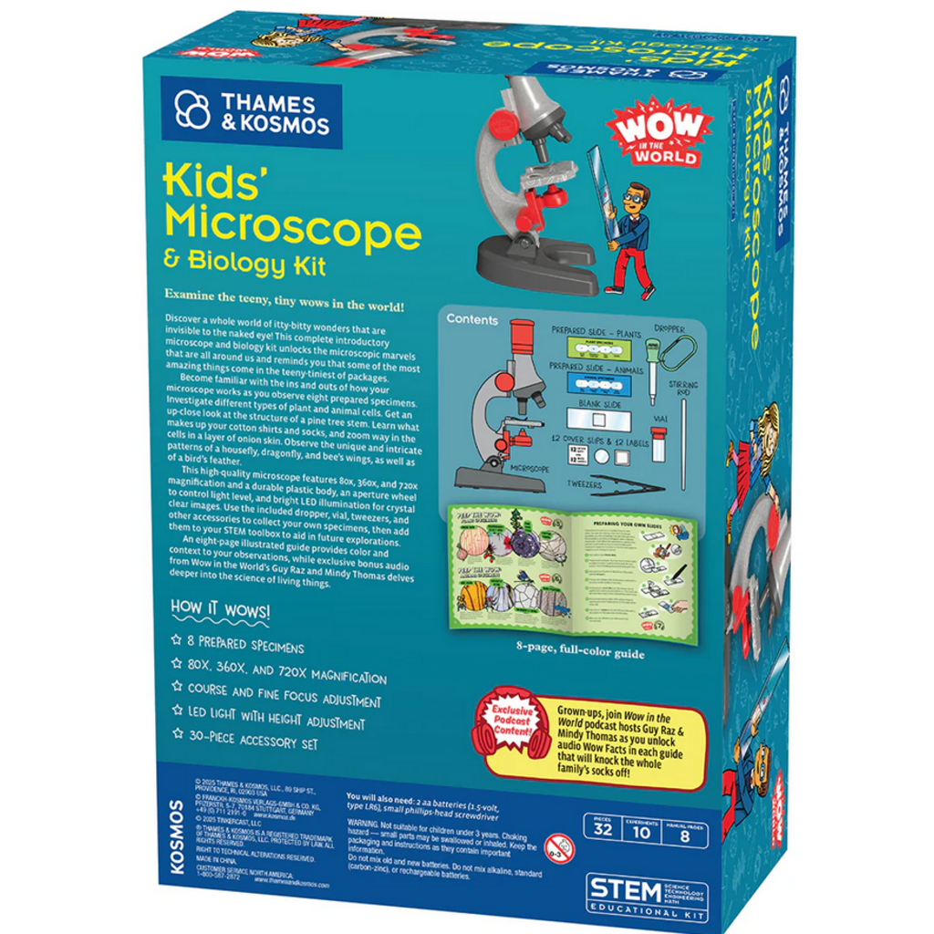THAMES & KOSMOS KIDS MICROSCOPE & BIOLOGY KIT