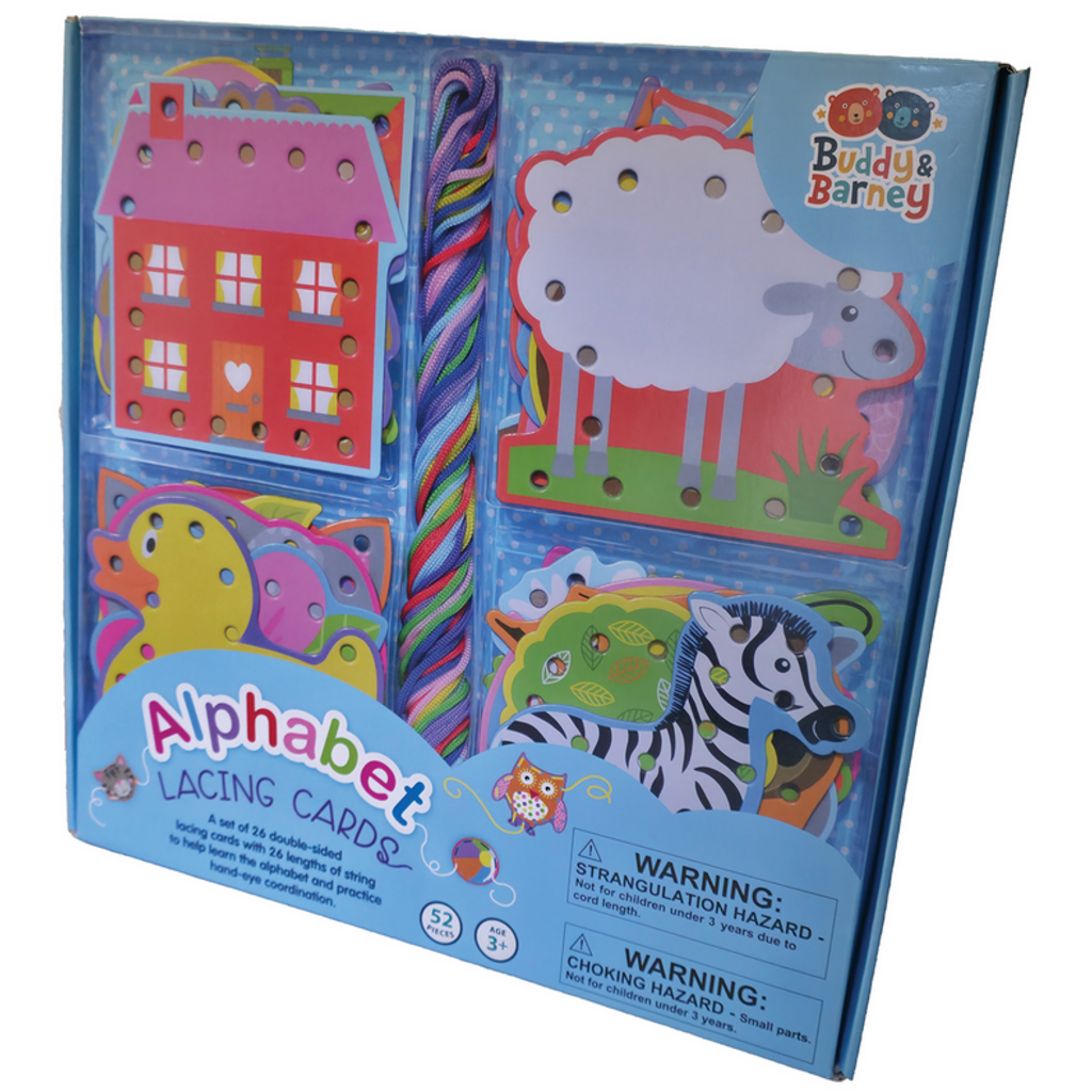 ALPHABET LACING CARDS