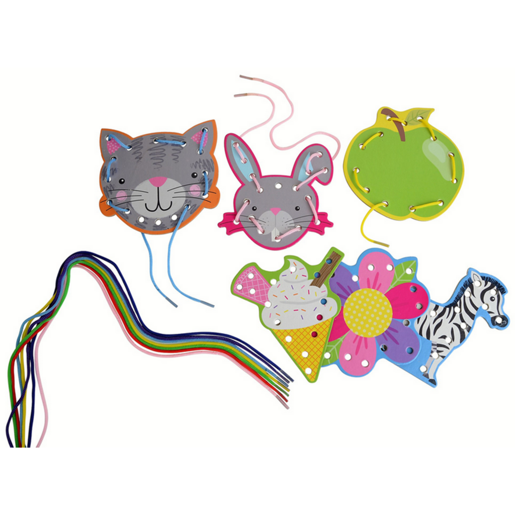 ALPHABET LACING CARDS
