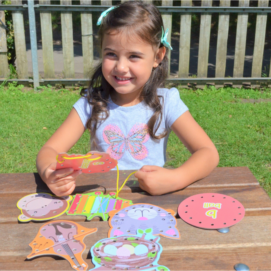 ALPHABET LACING CARDS
