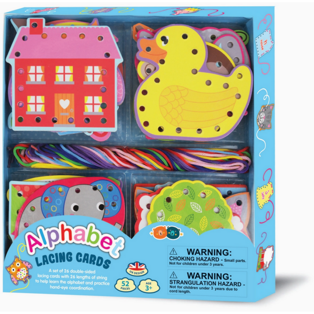 ALPHABET LACING CARDS