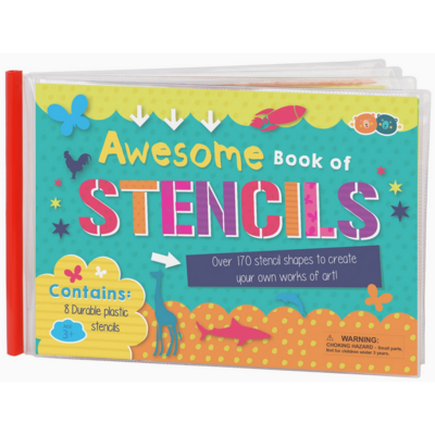 BUDDY & BARNEY AWESOME BOOK OF STENCILS
