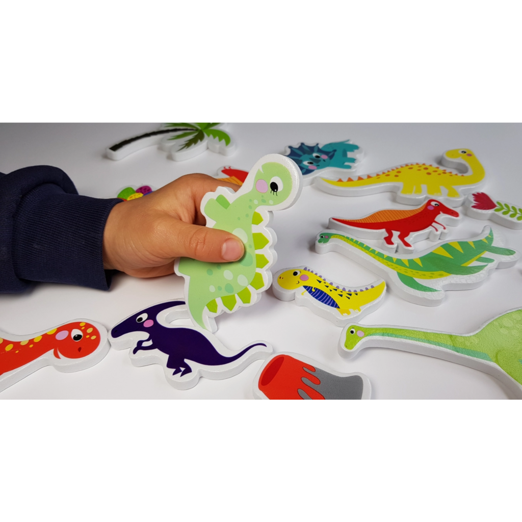 BUDDY & BARNEY BATH TIME STICKERS DINOSAURS