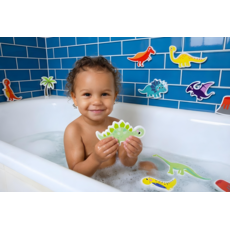 BUDDY & BARNEY BATH TIME STICKERS DINOSAURS