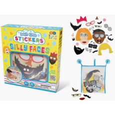 BUDDY & BARNEY BATH TIME STICKERS SILLY FACES