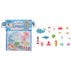 BUDDY & BARNEY BATH TIME STICKERS UNDER THE SEA