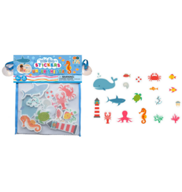 BUDDY & BARNEY BATH TIME STICKERS UNDER THE SEA
