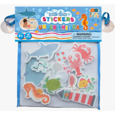 BUDDY & BARNEY BATH TIME STICKERS UNDER THE SEA