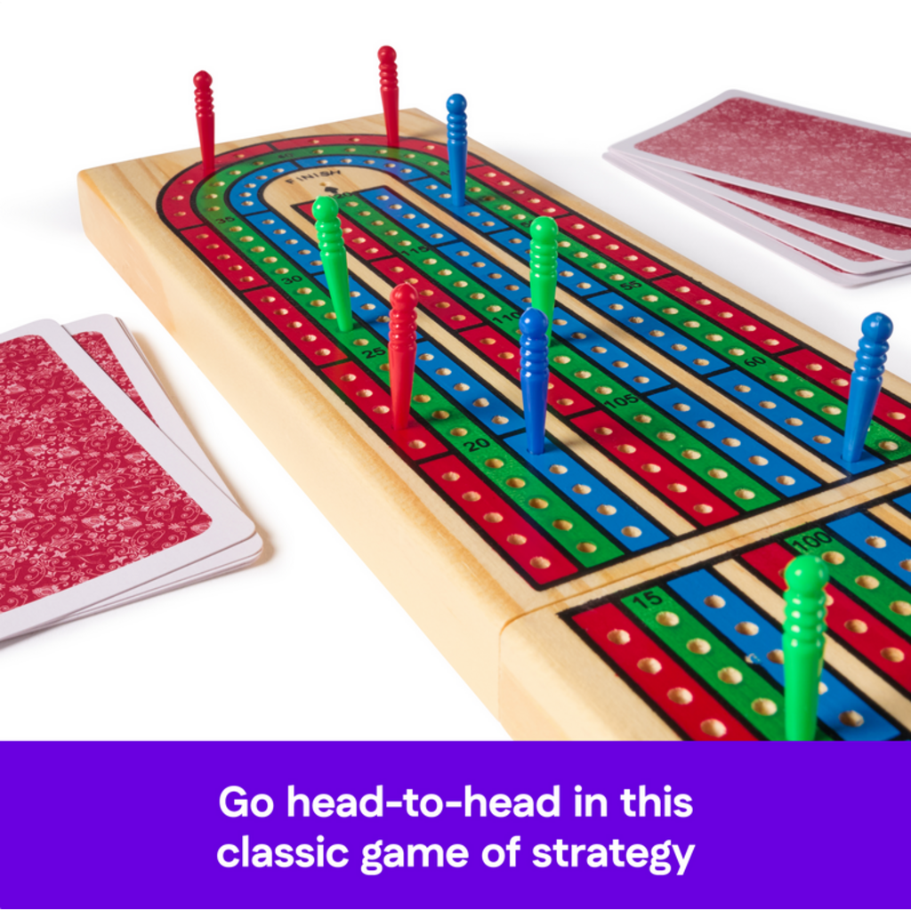 CARDINAL CLASSIC WOOD CRIBBAGE