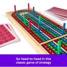 CARDINAL CLASSIC WOOD CRIBBAGE