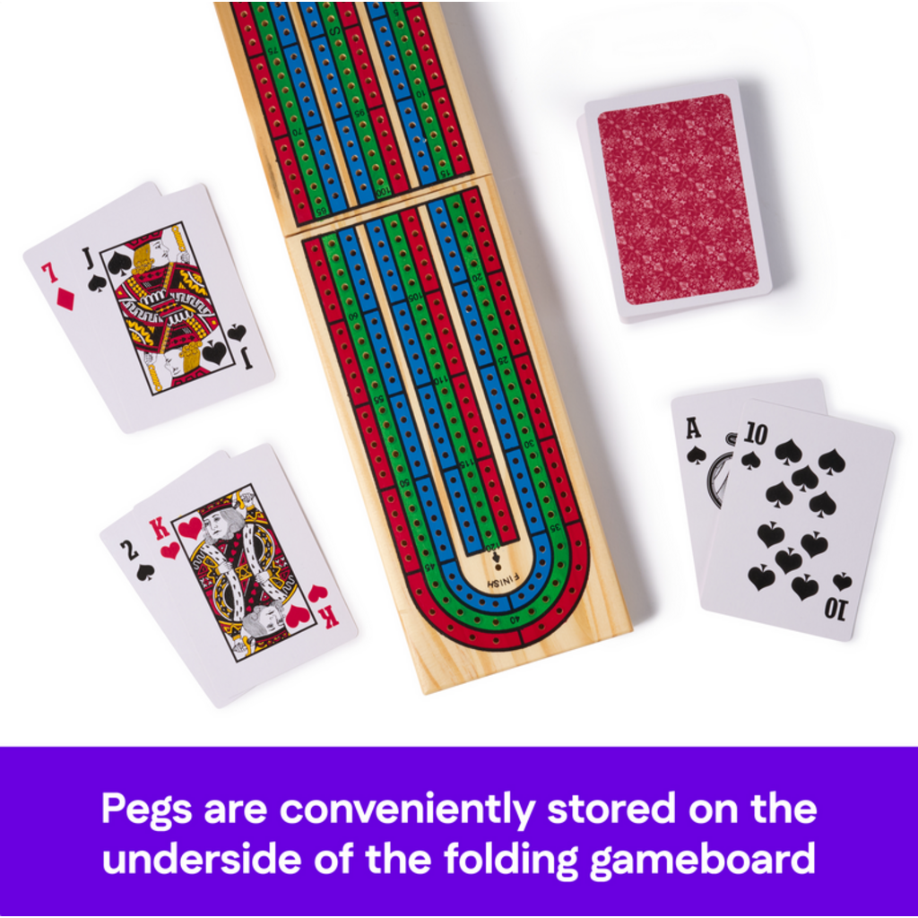 CARDINAL CLASSIC WOOD CRIBBAGE