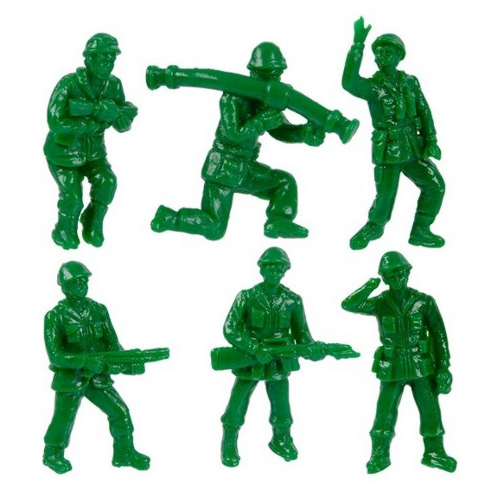 US TOY MINI N STICKY SOLDIERS