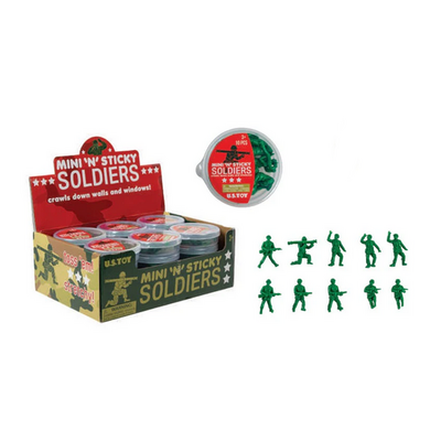 US TOY MINI N STICKY SOLDIERS