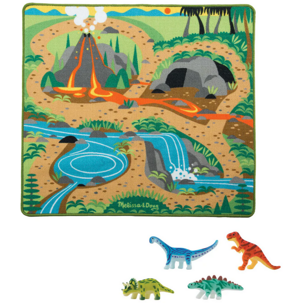 MELISSA AND DOUG PREHISTORIC PLAYGROUND DINOSAUR RUG