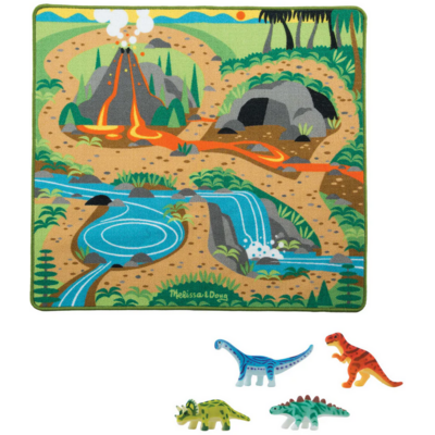 MELISSA AND DOUG PREHISTORIC PLAYGROUND DINOSAUR RUG