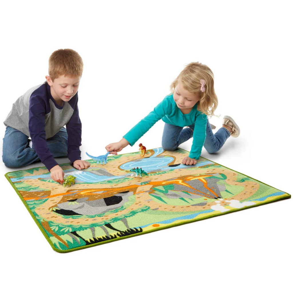 MELISSA AND DOUG PREHISTORIC PLAYGROUND DINOSAUR RUG