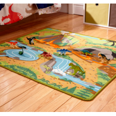 MELISSA AND DOUG PREHISTORIC PLAYGROUND DINOSAUR RUG