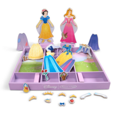 MELISSA AND DOUG SLEEPING BEAUTY & SNOW WHITE WOODEN MAGNETIC DRESS UP
