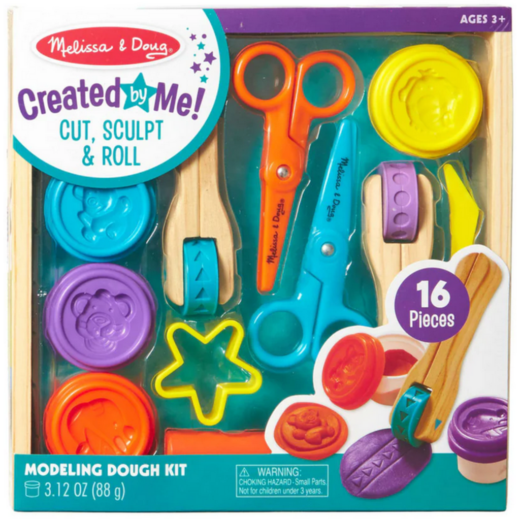 MELISSA AND DOUG CUT, SCULPT & ROLL DOUGH KIT