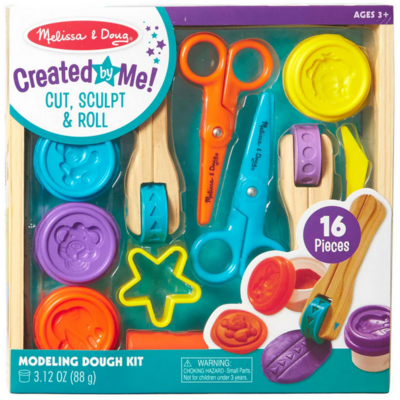 MELISSA AND DOUG CUT, SCULPT & ROLL DOUGH KIT