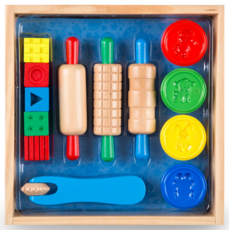 MELISSA AND DOUG SHAPE, MODEL & MOLD MODELING DOUGH KIT
