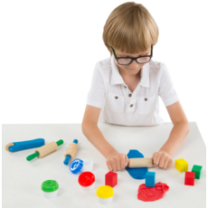 MELISSA AND DOUG SHAPE, MODEL & MOLD MODELING DOUGH KIT