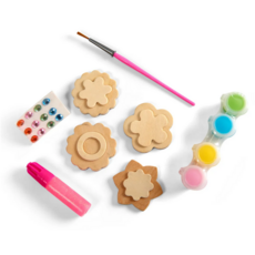 MELISSA AND DOUG FLOWER MAGNETS WOODEN CRAFT KIT