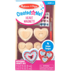 MELISSA AND DOUG HEART MAGNETS WOODEN CRAFT KIT