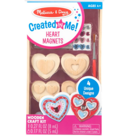 MELISSA AND DOUG HEART MAGNETS WOODEN CRAFT KIT