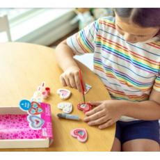 MELISSA AND DOUG HEART MAGNETS WOODEN CRAFT KIT