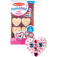 MELISSA AND DOUG HEART MAGNETS WOODEN CRAFT KIT