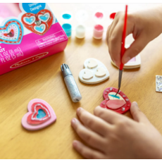 MELISSA AND DOUG HEART MAGNETS WOODEN CRAFT KIT