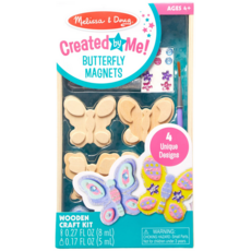 MELISSA AND DOUG BUTTERFLY MAGNETS WOODEN CRAFT KIT