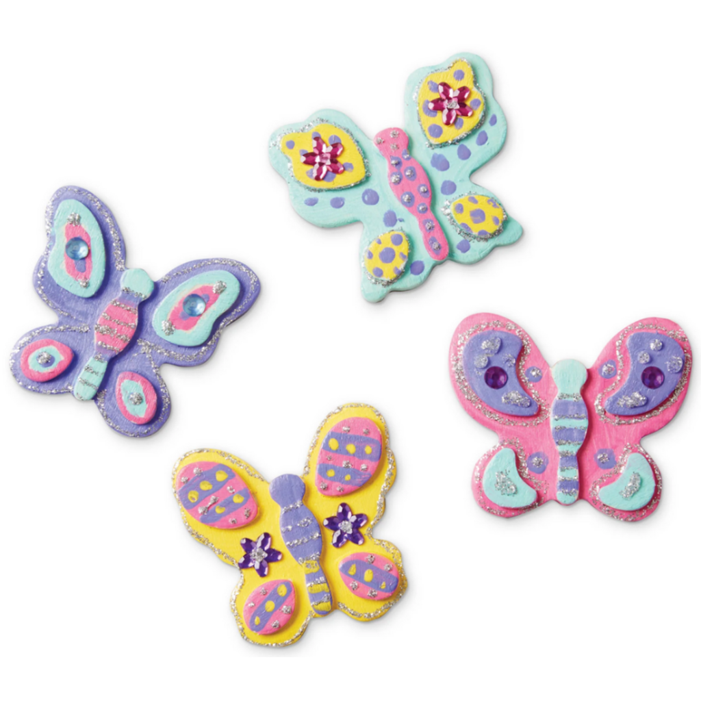 MELISSA AND DOUG BUTTERFLY MAGNETS WOODEN CRAFT KIT