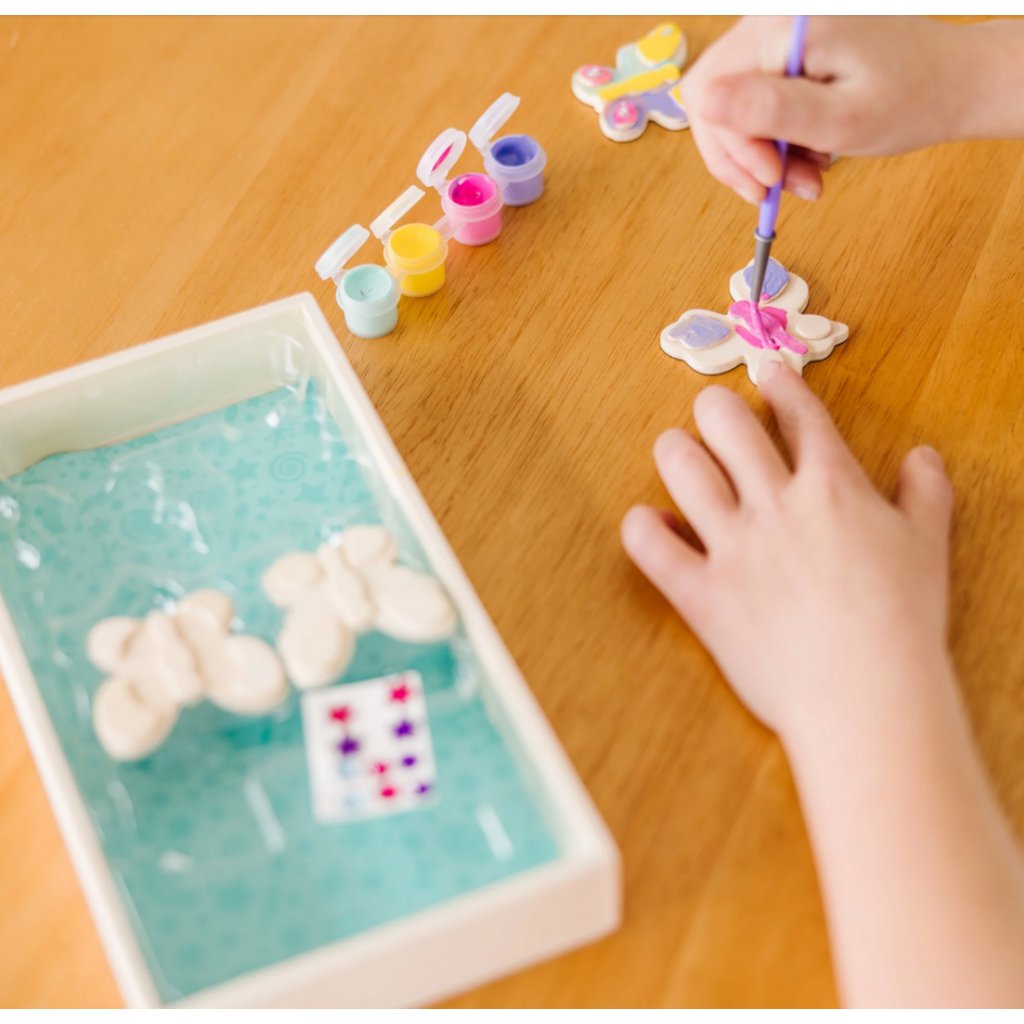 MELISSA AND DOUG BUTTERFLY MAGNETS WOODEN CRAFT KIT