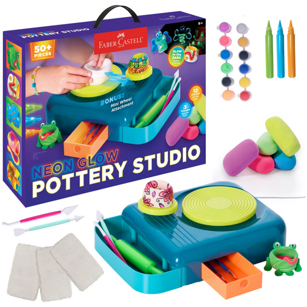 FABER CASTELL NEON GLOW POTTERY STUDIO