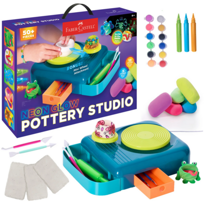 FABER CASTELL NEON GLOW POTTERY STUDIO