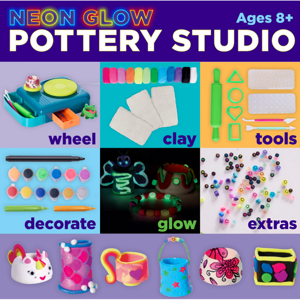 FABER CASTELL NEON GLOW POTTERY STUDIO