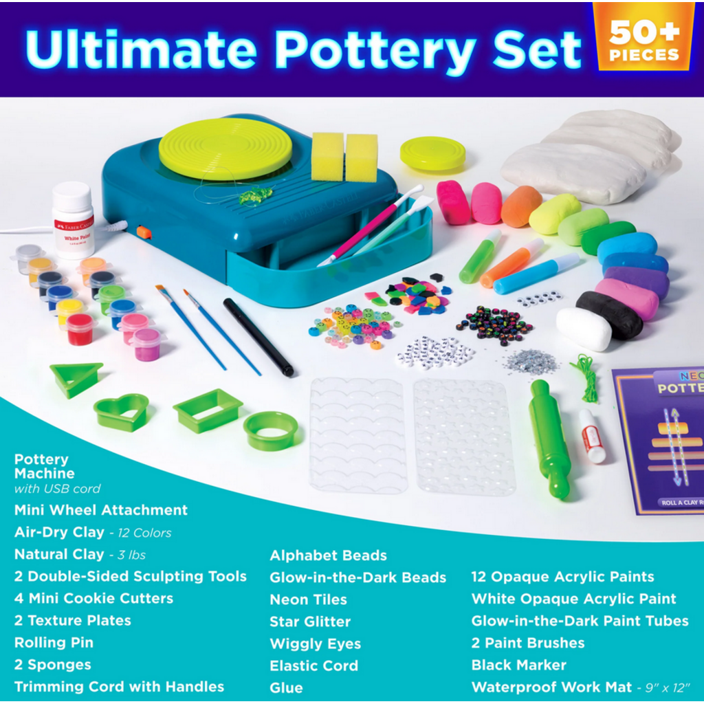 FABER CASTELL NEON GLOW POTTERY STUDIO