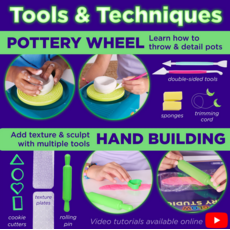 FABER CASTELL NEON GLOW POTTERY STUDIO