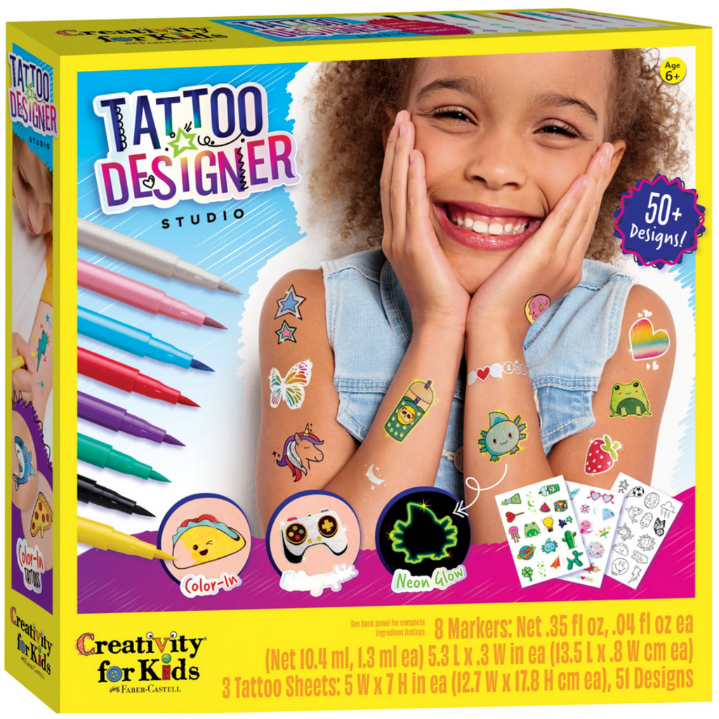 CREATIVITY FOR KIDS TATTOO DESIGNER STUDIO